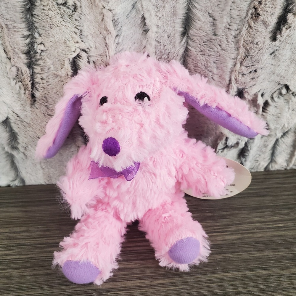 Fuzzy Friends Pink Bunny Rabbit Soft Lovey 7.5" Plush Stuffed Animal Toy